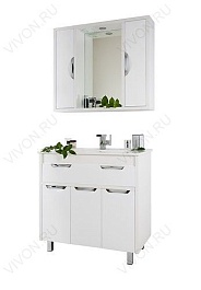 Водолей Зеркальный шкаф "Габи 90" – фотография-3